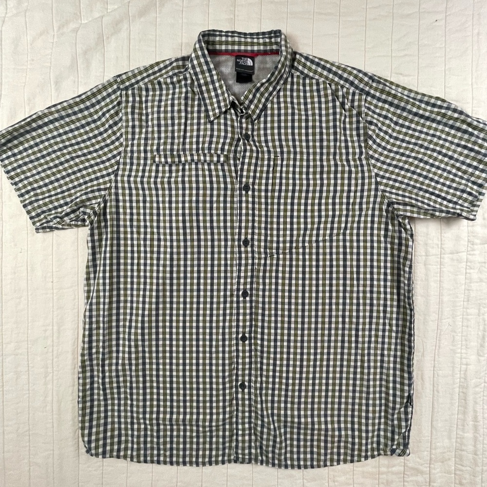 The North Face Checkered Button-Down Performance Shirt XL